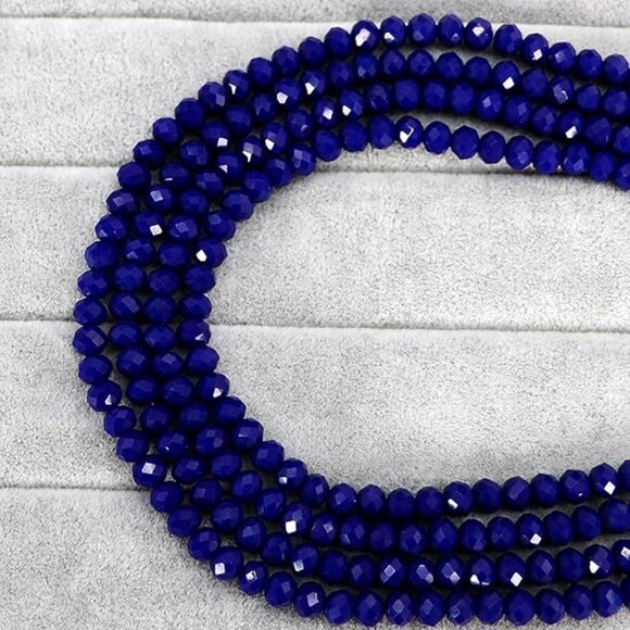 265Pcs Briolette Glass Beads for Jewelry Making, 10mm Faceted Crystal‎ Beads - Picture 1 of 16